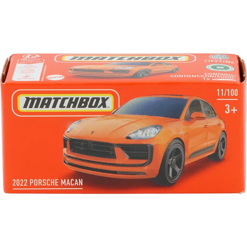 2022 Porsche Macan - Orange - Power Grab 11/100 - Matchbox