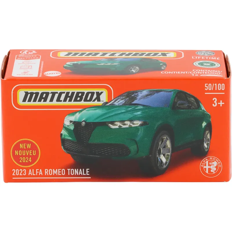 2023 Alfa Romeo Tonale - Grön - Power Grab 50/100 - Matchbox