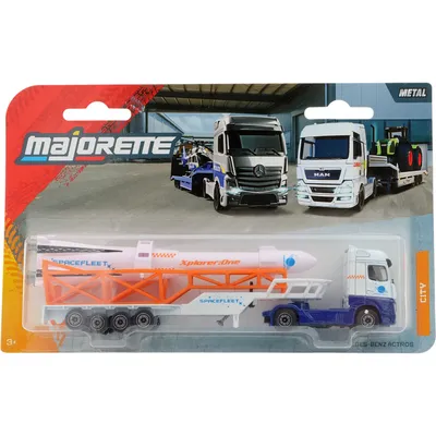 Mercedes-Benz Actros - Rymdraket - Transporter - Majorette