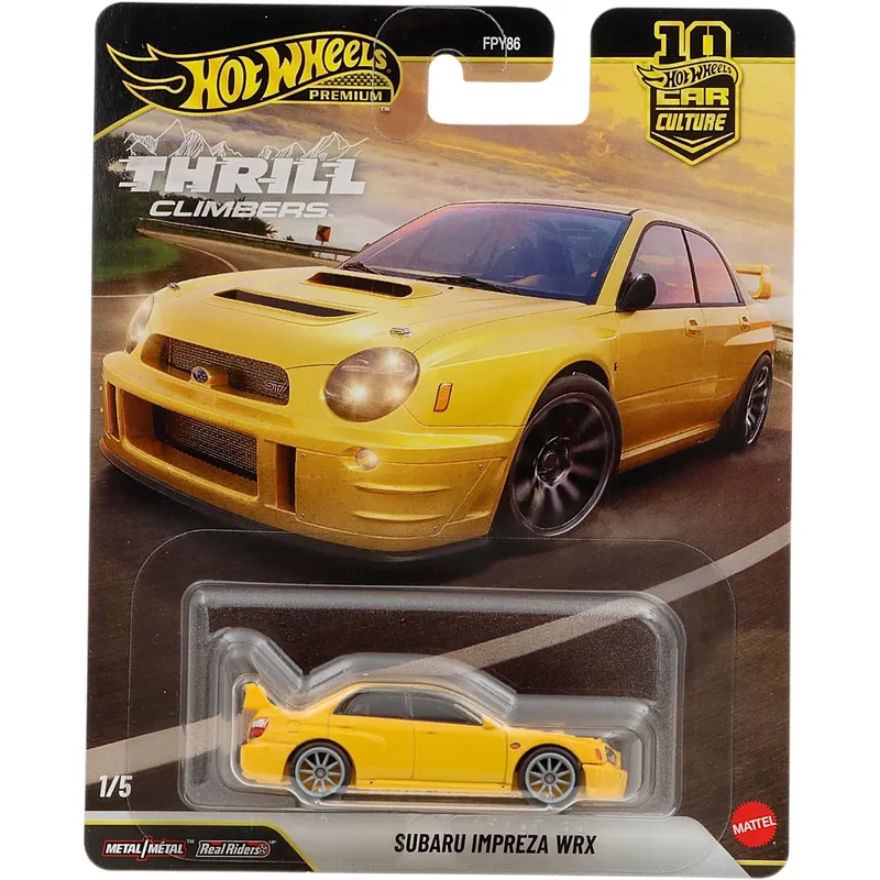 Subaru Impreza WRX - Gul - Thrill Climbers - Hot Wheels