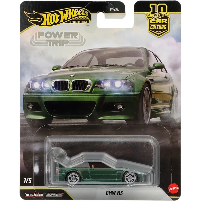 BMW M3 (E46) - Grön - Power Trip - Hot Wheels