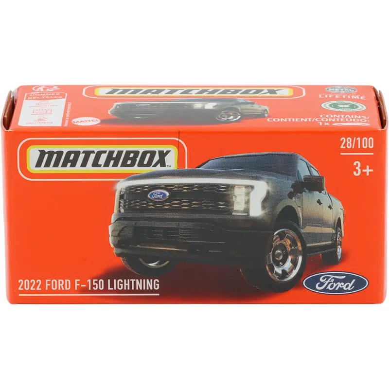 2022 Ford F-150 Lightning - mat sort - Power Grab 28/100 - Matchbox