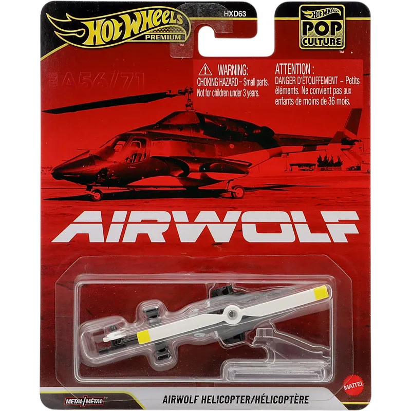 Airwolf Helicopter - Hot Wheels Premium
