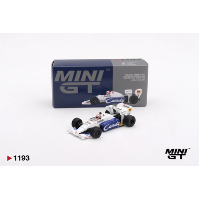 Toleman TG184 #20 Johnny Cecotto 1984 Monaco Grand Prix - 1193 - Mini GT - 1:64