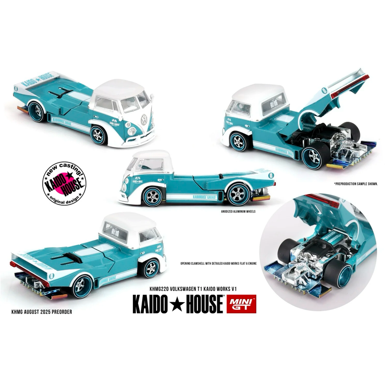 Volkswagen T1 Kaido Works V1 - 220 - Kaido House x Mini GT - 1:64