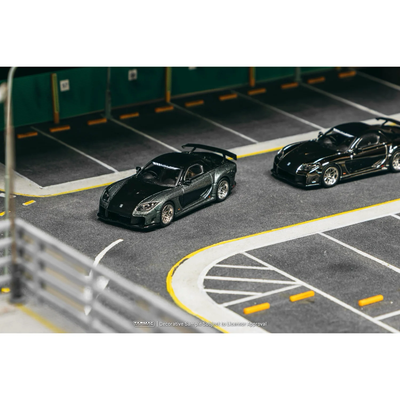 Mazda RX-7 VeilSide Fortune7 - Grå - Tarmac Works - 1:64