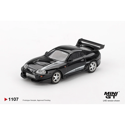 Toyota Supra VeilSide Combat V-II Black - Svart - 1107 - Mini GT - 1:64
