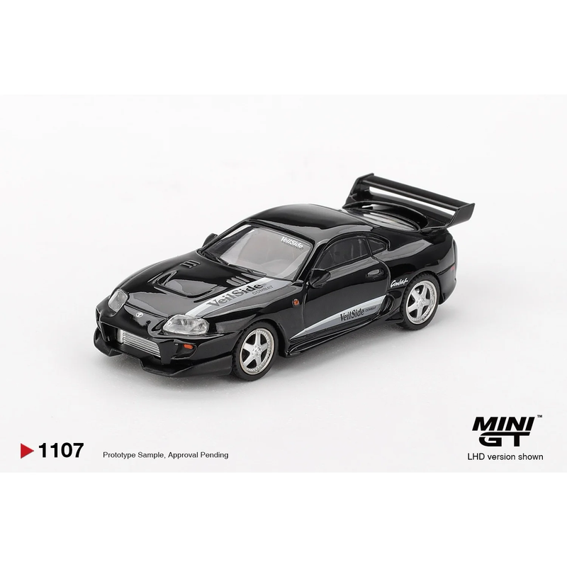 Toyota Supra VeilSide Combat V-II Black - Svart - 1107 - Mini GT - 1:64