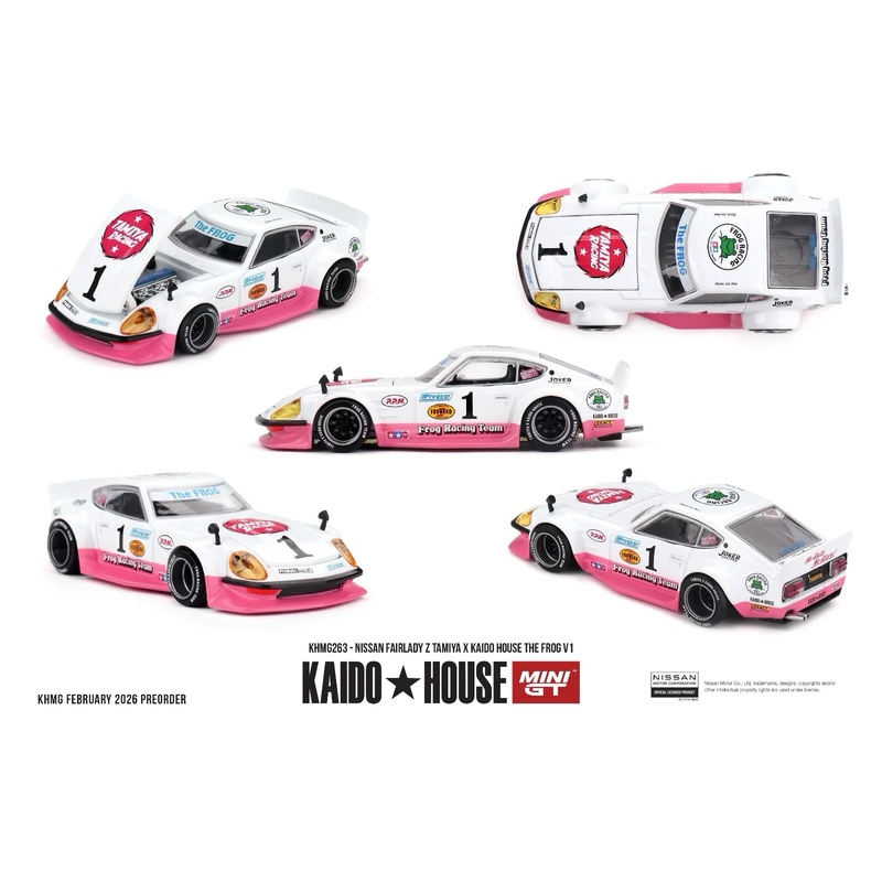 Nissan Fairlady Z Tamiya x Kaido House "The Frog" V1 - 263 - Kaido House x Mini GT - 1:64