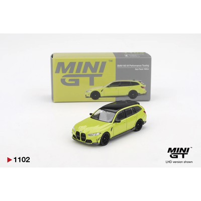 BMW M3 M Performance Touring Sao Paulo Yellow - Gul - 1102 - Mini GT - 1:64