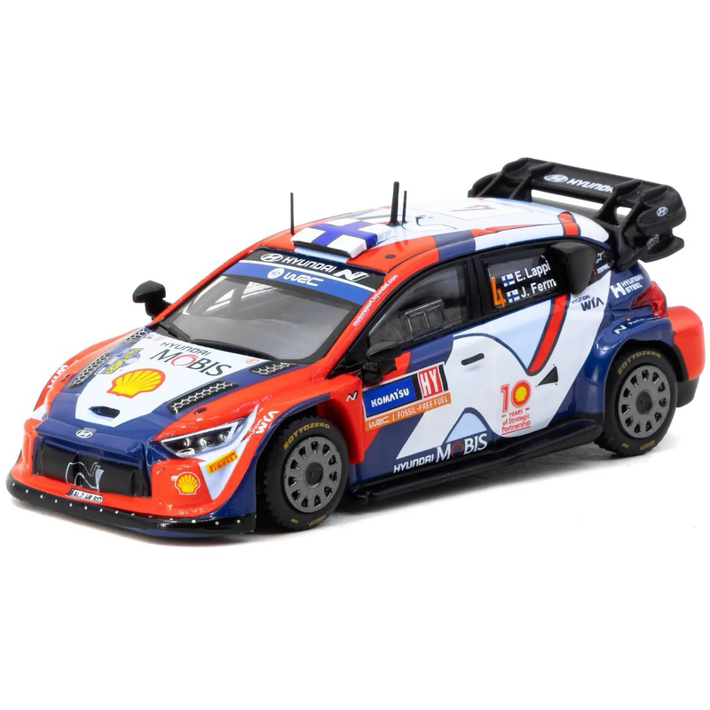 Hyundai i20 N Rally1 Hybrid Rally Sweden 2024 Winner #4 - Tarmac Works x Ixo Models - 1:64