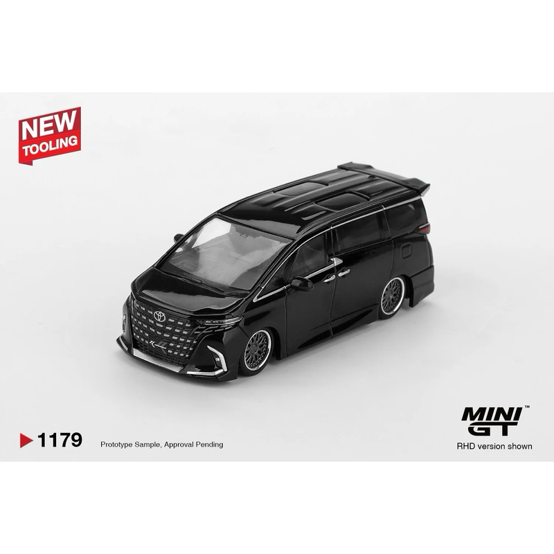 Toyota Alphard 40 KUHL - Svart - 1179 - Mini GT - 1:64