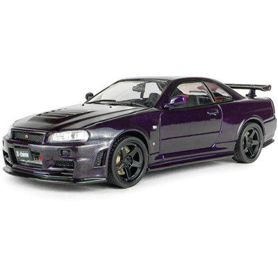 Nissan Skyline GT-R (BNR34) with NISMO Parts - 1999 - Lila - Solido - 1:43