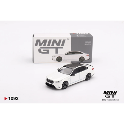 BMW M5 Alpine White - Vit - 1092 - Mini GT - 1:64