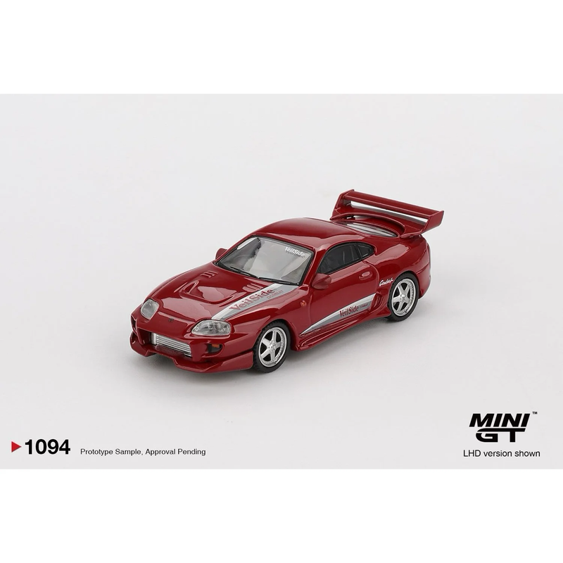 Toyota Supra VeilSide Combat V-I Red - Röd - LHD - 1094 - Mini GT - 1:64