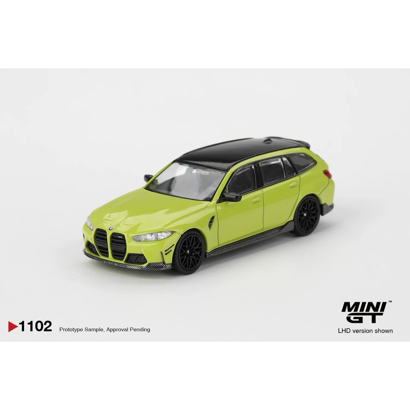 BMW M3 M Performance Touring Sao Paulo Yellow - Gul - 1102 - Mini GT - 1:64