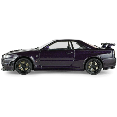 Nissan Skyline GT-R (BNR34) with NISMO Parts - 1999 - Lila - Solido - 1:43