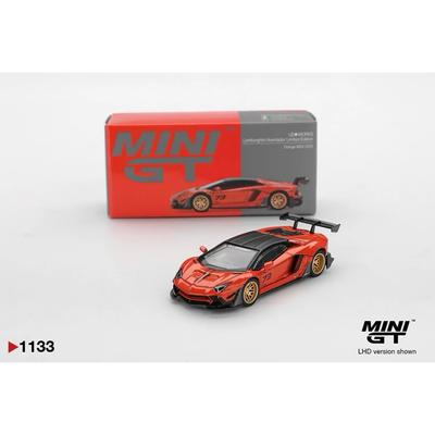 LB-WORKS Lamborghini Aventador Limited Edition Orange MDX 2025 - Orange - 1133 - Mini GT - 1:64