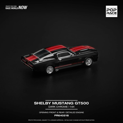 Shelby Mustang GT500 - Svart - 218 - Pop Race - 1:64