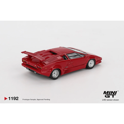 Lamborghini Countach 25th Anniversary Red - Röd - 1192 - Mini GT - 1:64