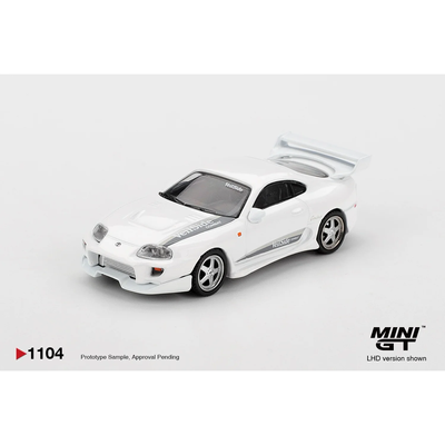 Toyota Supra VeilSide Combat V-I White - Vit - 1104 - Mini GT - 1:64