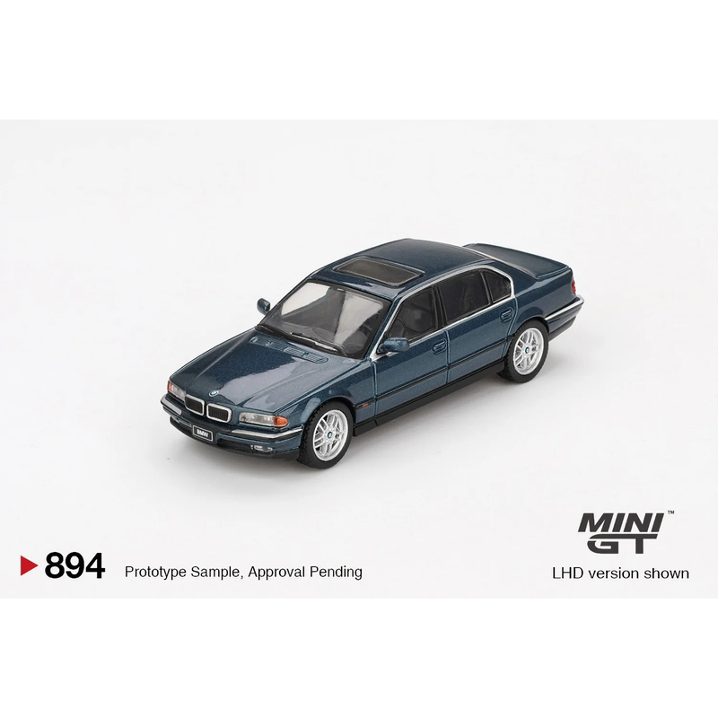 BMW 750IL Sorrento Blue Metallic - Blå - 894 - Mini GT - 1:64