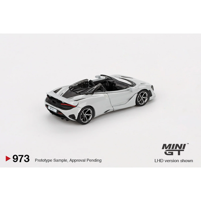 McLaren 750S Spider Cirrus Grey - Grå - 973 - Mini GT - 1:64