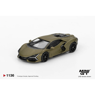 Lamborghini Revuelto Verde Gea Matte - Grön - 1136 - Mini GT - 1:64