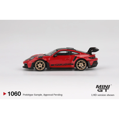 Porsche 911 (992) GT3 RS Weissach Package Guards Red - Röd - 1060 - Mini GT - 1:64