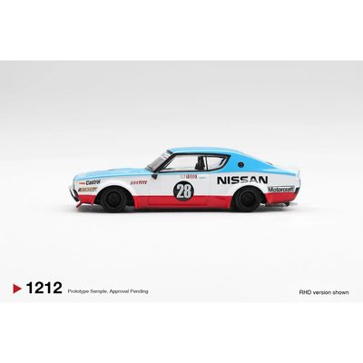 Nissan Skyline Kenmeri Liberty Walk Nissan Racing '75 concept - 1212 - Mini GT - 1:64