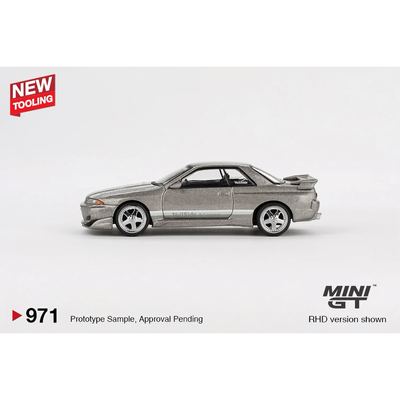 Nissan Skyline GT-R (R32) Veilside Combat C-I Veilside Combat Grey - Grå - 971 - Mini GT - 1:64