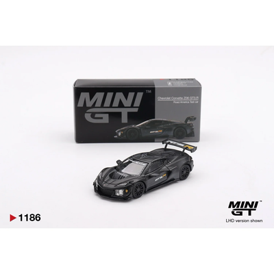 Chevrolet Corvette Z06 GT3.R Road America Test car - Sort - 1186 - Mini GT - 1:64