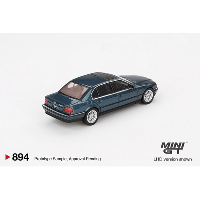 BMW 750IL Sorrento Blue Metallic - Blå - 894 - Mini GT - 1:64