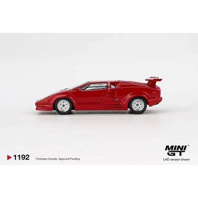 Lamborghini Countach 25th Anniversary Red - Röd - 1192 - Mini GT - 1:64