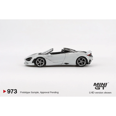 McLaren 750S Spider Cirrus Grey - Grå - 973 - Mini GT - 1:64