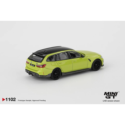 BMW M3 M Performance Touring Sao Paulo Yellow - Gul - 1102 - Mini GT - 1:64