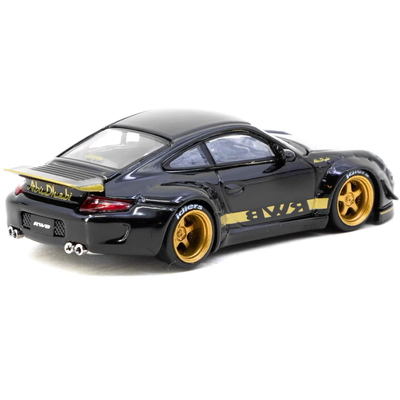 Porsche 911 (997) RWB - Svart - Tarmac Works - 1:64