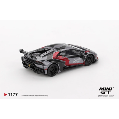 LB★WORKS Lamborghini Huracán GT RONIN - Grå - 1177 - Mini GT - 1:64