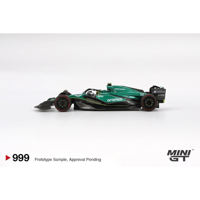 Aston Martin AMR24 #14 Fernando Alonso 2024 F1 2024 Bahrain GP - Grøn - 999 - Mini GT - 1:64