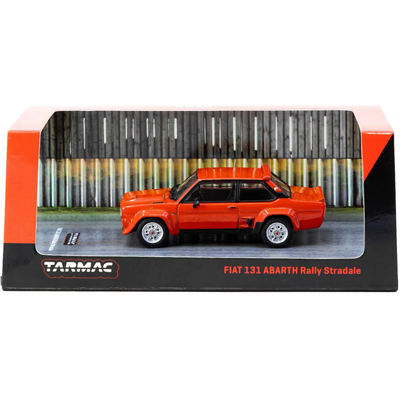 Fiat 131 Abarth Rally Stradale - Röd - Tarmac Works - 1:64