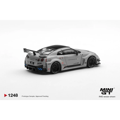 Nissan LB-Silhouette WORKS GT 35GT-RR Ver.1 Matt Grey - Grå - 1248 - Mini GT - 1:64