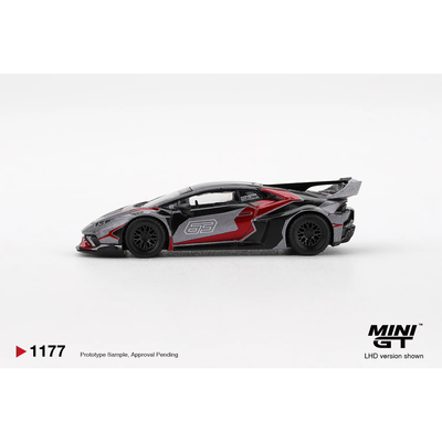 LB★WORKS Lamborghini Huracán GT RONIN - Grå - 1177 - Mini GT - 1:64