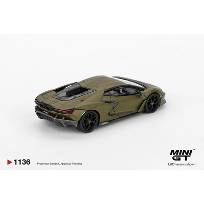Lamborghini Revuelto Verde Gea Matte - Grön - 1136 - Mini GT - 1:64