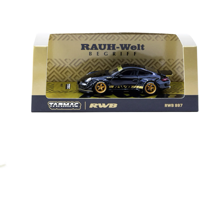Porsche 911 (997) RWB - Svart - Tarmac Works - 1:64