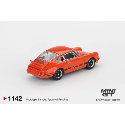 Porsche 911 Carrera RS 2.7 Tangerine with Black Livery - Orange - 1142 - Mini GT - 1:64
