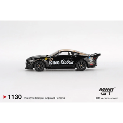 Shelby GT500 Dragon Snake Concept Black/Gold - Svart - 1130 - Mini GT - 1:64