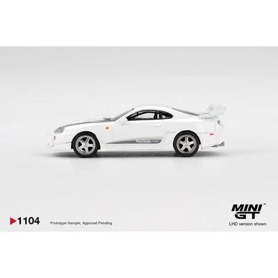 Toyota Supra VeilSide Combat V-I White - Vit - 1104 - Mini GT - 1:64