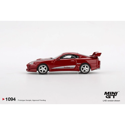 Toyota Supra VeilSide Combat V-I Red - Röd - RHD - 1094 - Mini GT - 1:64