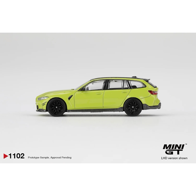 BMW M3 M Performance Touring Sao Paulo Yellow - Gul - 1102 - Mini GT - 1:64