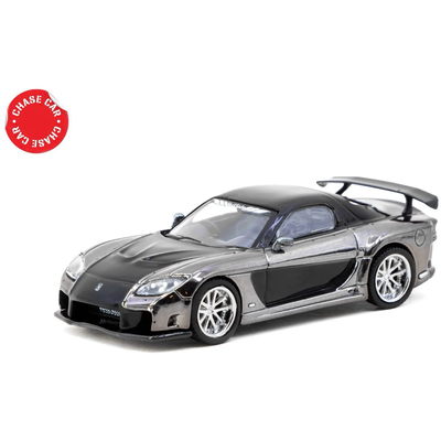 Mazda RX-7 VeilSide Fortune7 - Grå - Tarmac Works - 1:64